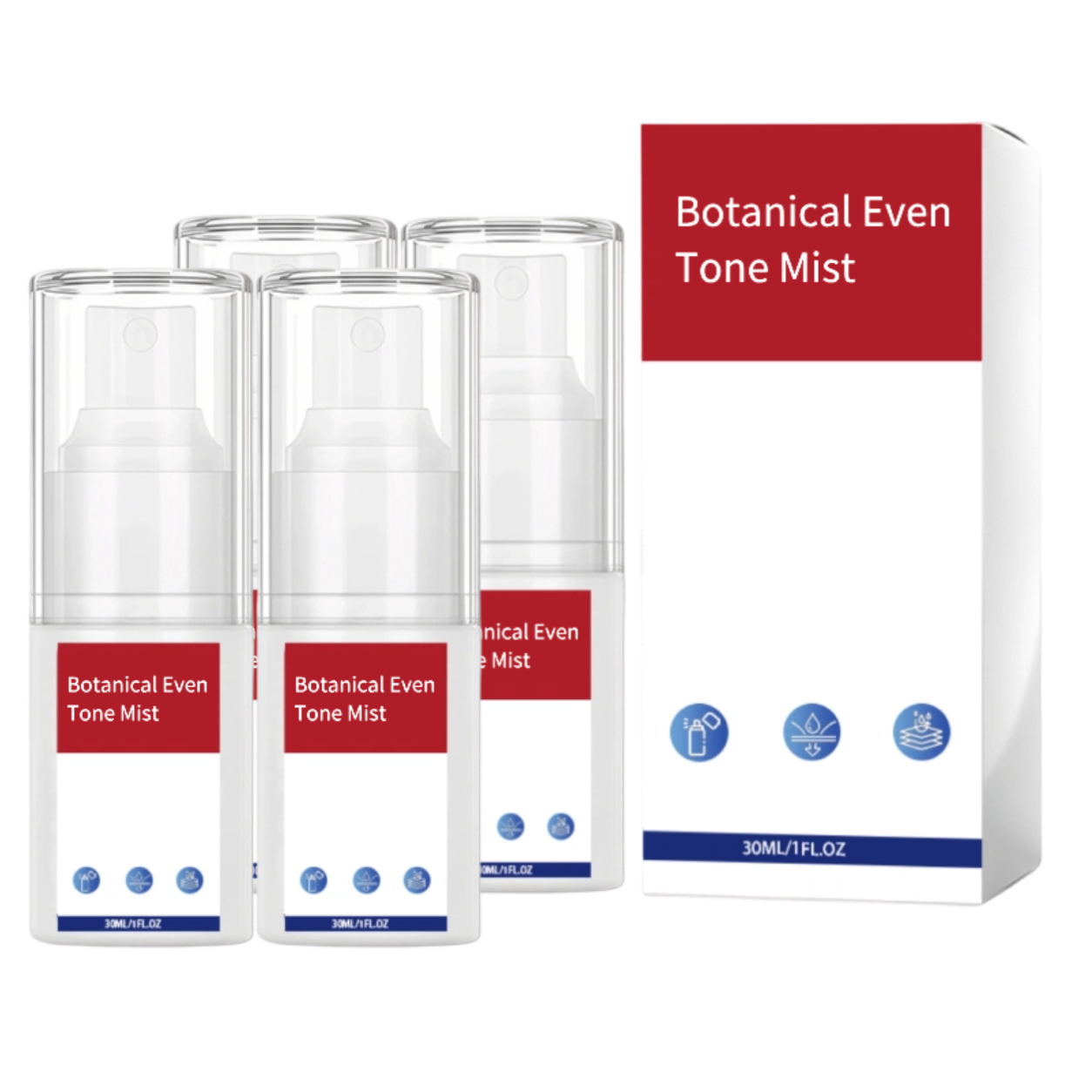 4x Visible Care Skin Mist